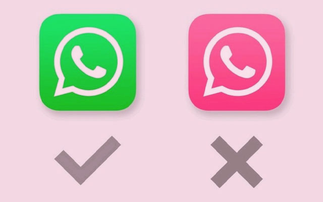1. Uninstal WhatsApp Pink